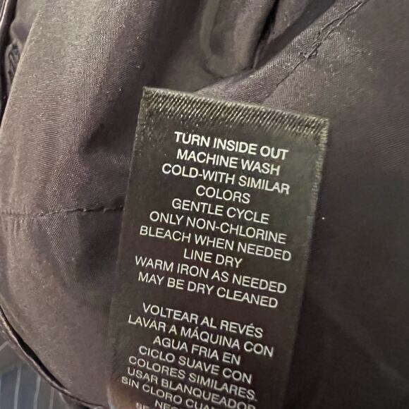 White House Black Market Pinstriped Trousers The Slim Ankle Black Size 8 - Picture 6 of 9